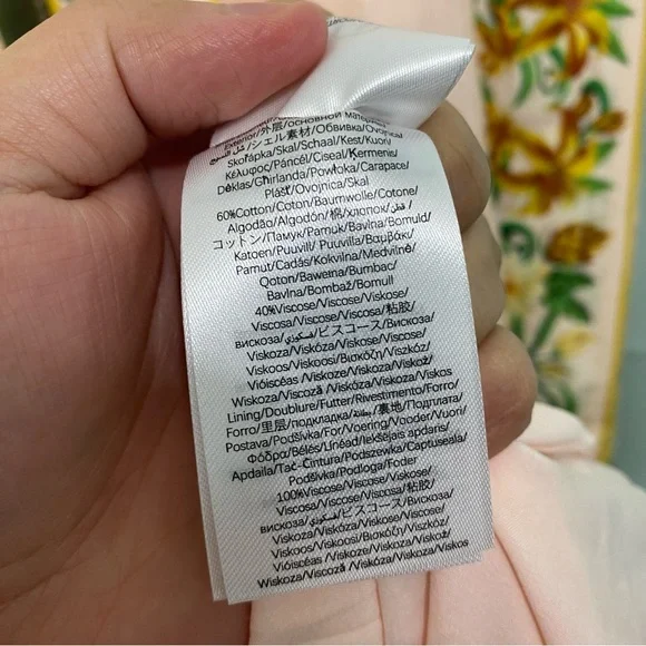 FARM Rio Pink Botanical Beauty Shoulder Bow Lace Up Midi‎ Dress Floral XL - Picture 6 of 6